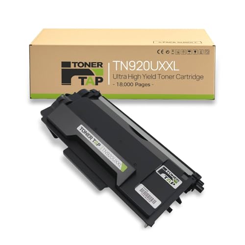 Toner Tap TN920UXXL Toner Cartridge Replacement Compatible for Brother HL-L5215DW/L6210DW/L6210DWT/L6217DW/L6310DW/L6415DWT, Brother MFC-L6915DW/L5715DW, Ultra High-Yield 18,000 Pages Black Toner
