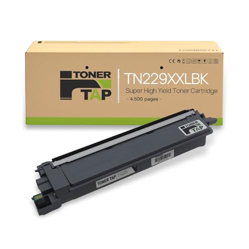 Toner Tap TN229BKXXL Toner Cartridge Replacement Compatible for Brother HL-L8245CDW, Brother MFC-L8395CDW/L3780CDW, Super High-Yield 4,500 Pages Black Toner