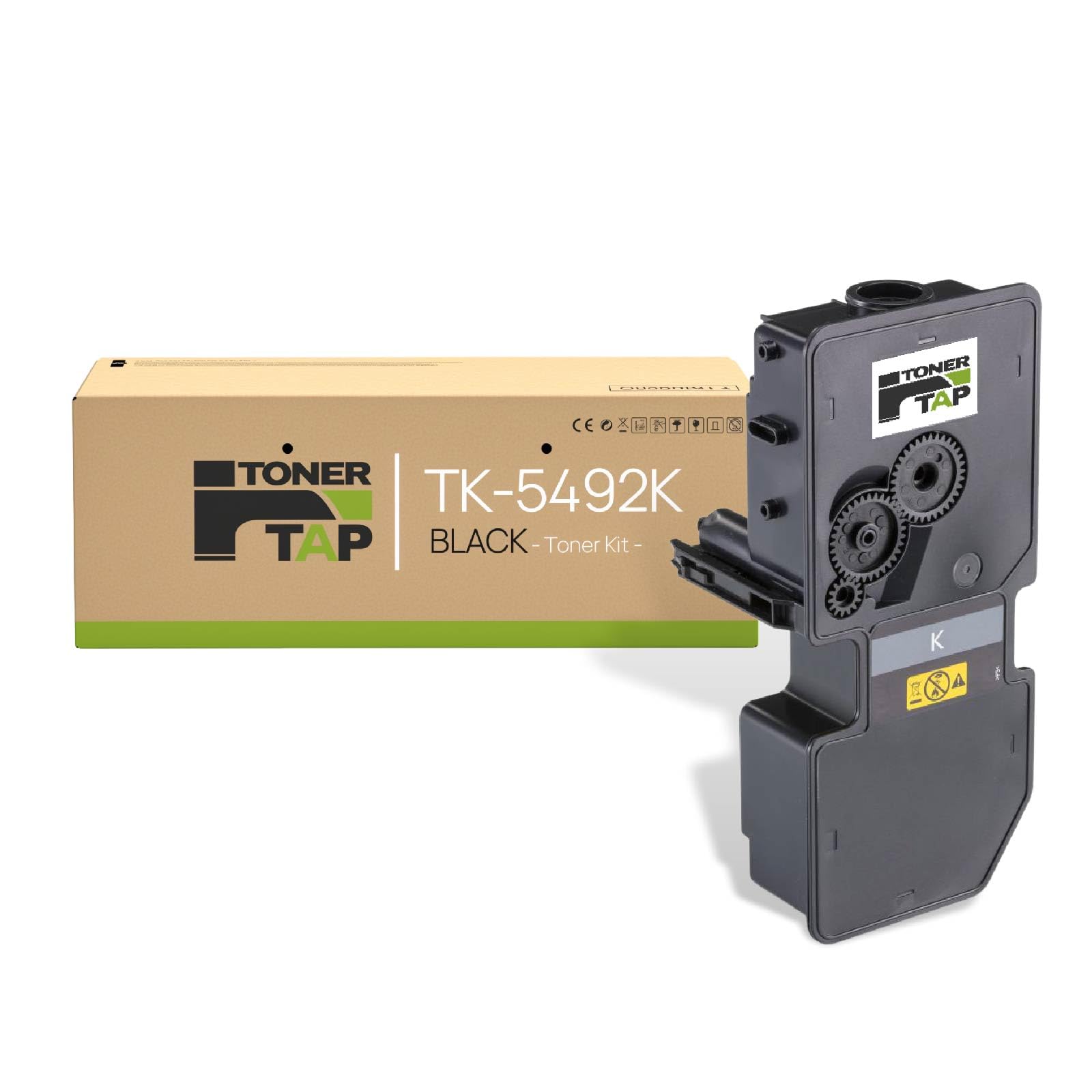 Toner Tap TK-5492K Toner Cartridge Replacement Compatible for Kyocera ECOSYS PA2101cwx, PA2101cx, MA2101cwfx, MA2101cfx - High-Yield 2,800 Pages Black Toner