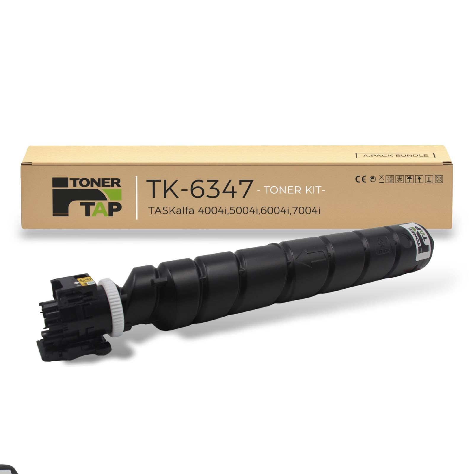Toner Tap TK-6347K Toner Cartridge Replacement Compatible for TASKalfa 4004i, 5004i, 6004i, 7004i, High-Yield 40,000 Pages Black Toner