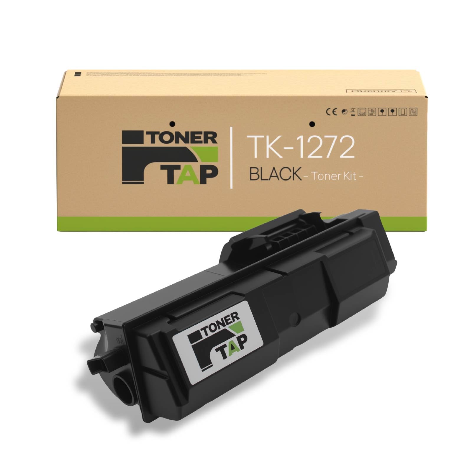 Toner Tap TK-1272 Toner Cartridge Replacement Compatible for Kyocera ECOSYS MA4000x, MA4000wfx, MA4000wifx - High-Yield 10,000 Pages Black Toner