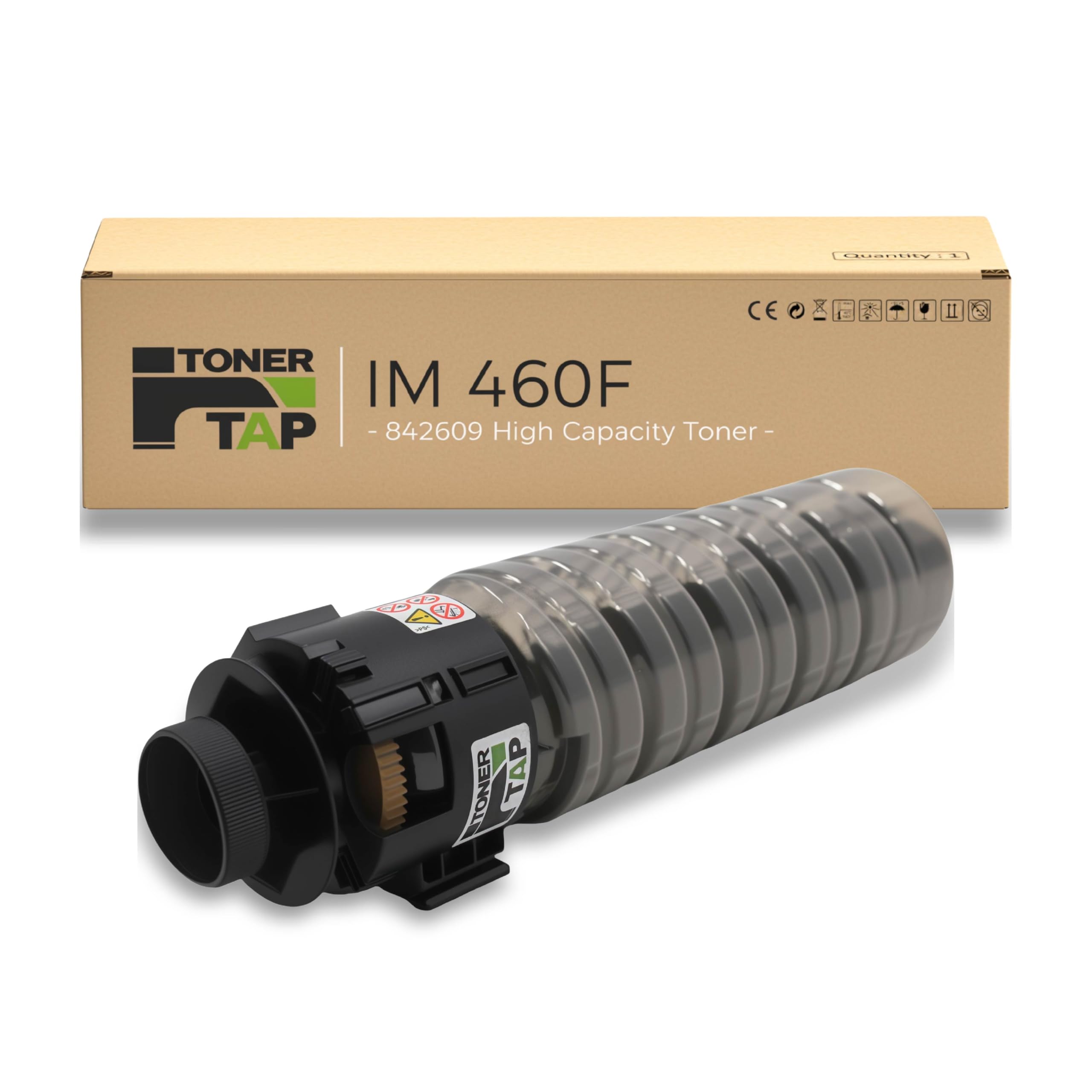 Toner Tap 842609 Toner Cartridge Replacement Compatible for Ricoh IM 370F,460F,460FTL - High-Yield 13,500 Pages Black Toner