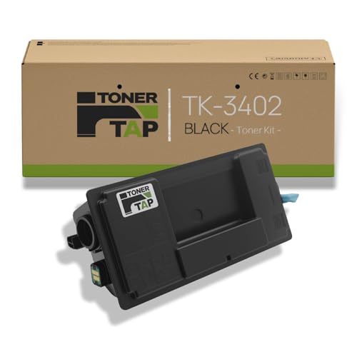 Toner Tap TK-3402 Black Toner Cartridge, Compatible with Kyocera ECOSYS PA4500x MA4500ifx, 12,500 Pages