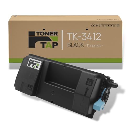 Toner Tap TK-3412 Compatible Toner Cartridge for Kyocera ECOSYS PA5000x, Black, High-Yield 15,500 Pages