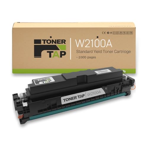 Toner Tap 210A Toner Cartridge Replacement Compatible for HP Color Laserjet Pro 4201dw,4201dn, HP Color Laserjet Pro MFP 4301dw,4301dn,4301fdw - Stardard Yield 2,000 Pages Black Toner W2100A