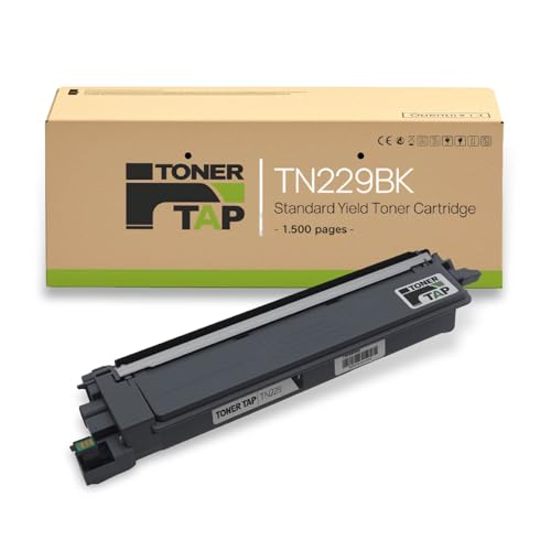 Toner Tap TN229BK Toner Cartridge Replacement Compatible for Brother HL-L3280CDW/L3220CW/L8245CDW, Brother MFC-L3780CDW/L8395CDW/L3765CDW/L3720CDW, Standard-Yield 1,500 Pages Black Toner