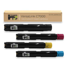 Load image into Gallery viewer, Toner Tap 106R03757 106R03760 106R03759 106R03758 Toner Cartridges 4-Pack (Black Cyan Magenta Yellow) for Xerox VersaLink C7000, High-Yield Replacement