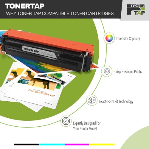 Toner Tap 414X Black Toner Cartridge Compatible for M455dn, MFP M480f, M454 Series, MFP M479 Series, Toner W2020X