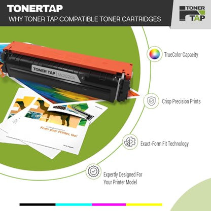 Toner Tap 414X Black Toner Cartridge Compatible for M455dn, MFP M480f, M454 Series, MFP M479 Series, Toner W2020X