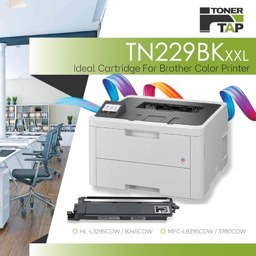 Toner Tap TN229BKXXL Toner Cartridge Replacement Compatible for Brother HL-L8245CDW, Brother MFC-L8395CDW/L3780CDW, Super High-Yield 4,500 Pages Black Toner