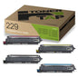 Toner Tap TN229BK TN229C TN229M TN229Y Toner Cartridges 4-Pack for Brother HL-L3280CDW/L3220CW/L8245CDW, Brother MFC-L3780CDW/L8395CDW/L3765CDW/L3720CDW, Standard-Yield Replacement