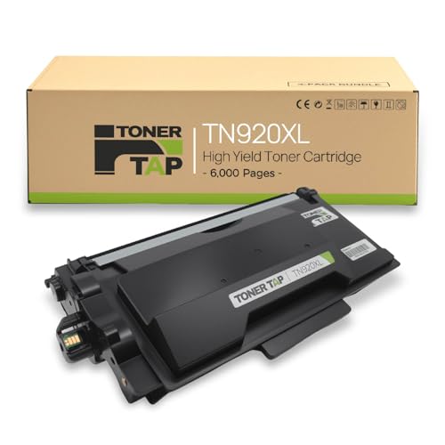 Toner Tap TN920XL Toner Cartridge Replacement Compatible for Brother HL-L6210DWT HL-L5210DN HL-L5210DW HL-L5210DWT, High-Yield 6,000 Pages Black Toner