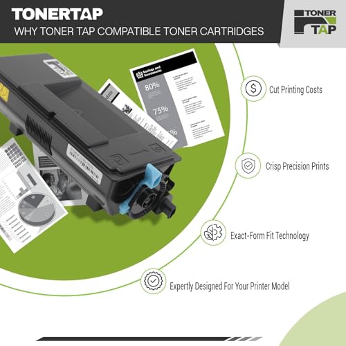 Toner Tap TK-3402 Black Toner Cartridge, Compatible with Kyocera ECOSYS PA4500x MA4500ifx, 12,500 Pages