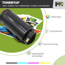Load image into Gallery viewer, Toner Tap 106R03862 106R03863 106R03864 106R03865 Toner Cartridges 4-Pack (Black Cyan Magenta Yellow) for Xerox VersaLink C500,C505, High-Yield Replacement
