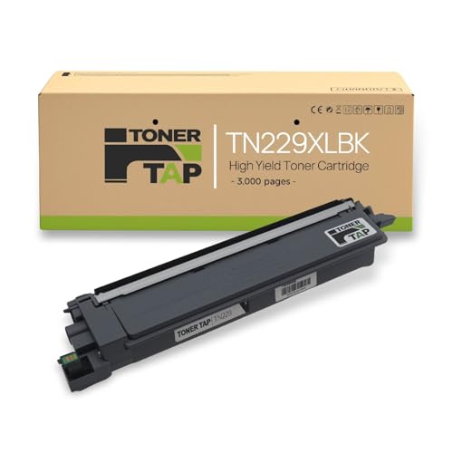 Toner Tap TN229BKLX Toner Cartridge Replacement Compatible for Brother HL-L3280CDW/L3220CW/L8245CDW, Brother MFC-L3780CDW/L8395CDW/L3765CDW/L3720CDW, High-Yield 3,000 Pages Black Toner
