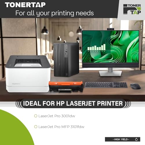 Toner Tap 138X Toner Cartridge Replacement Compatible for HP Laserjet Pro 3001dw, HP Laserjet Pro MFP 3101fdw - High-Yield 4,000 Pages Black Toner W1380X