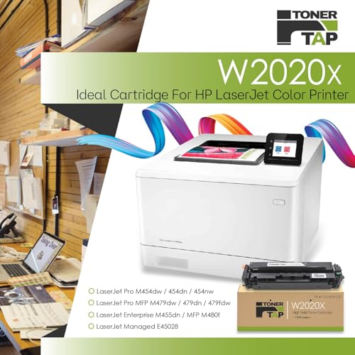 Toner Tap 414X Black Toner Cartridge Compatible for M455dn, MFP M480f, M454 Series, MFP M479 Series, Toner W2020X