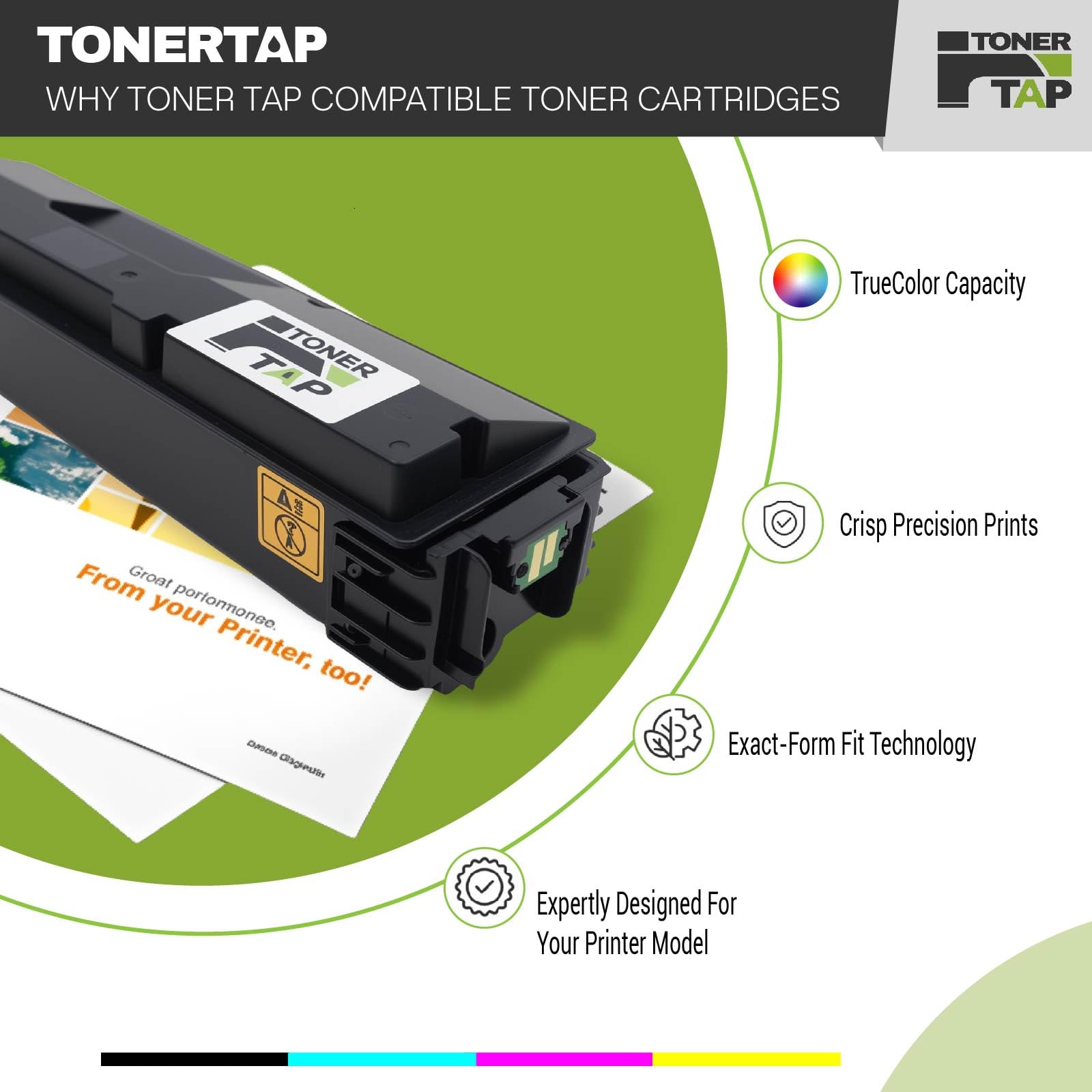 Toner Tap TK-5382K Toner Cartridge Replacement Compatible for Kyocera ECOSYS PA4000cx MA4000cix Kyocera ECOSYS MA4000cifx, High-Yield 13,000 Page Black Toner
