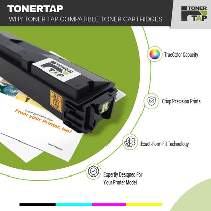 Toner Tap TK-5382K Toner Cartridge Replacement Compatible for Kyocera ECOSYS PA4000cx MA4000cix Kyocera ECOSYS MA4000cifx, High-Yield 13,000 Page Black Toner