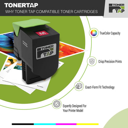 Toner Tap Toner Cartridges 4-Pack for Xerox C310, C315, High-Yield Replacement