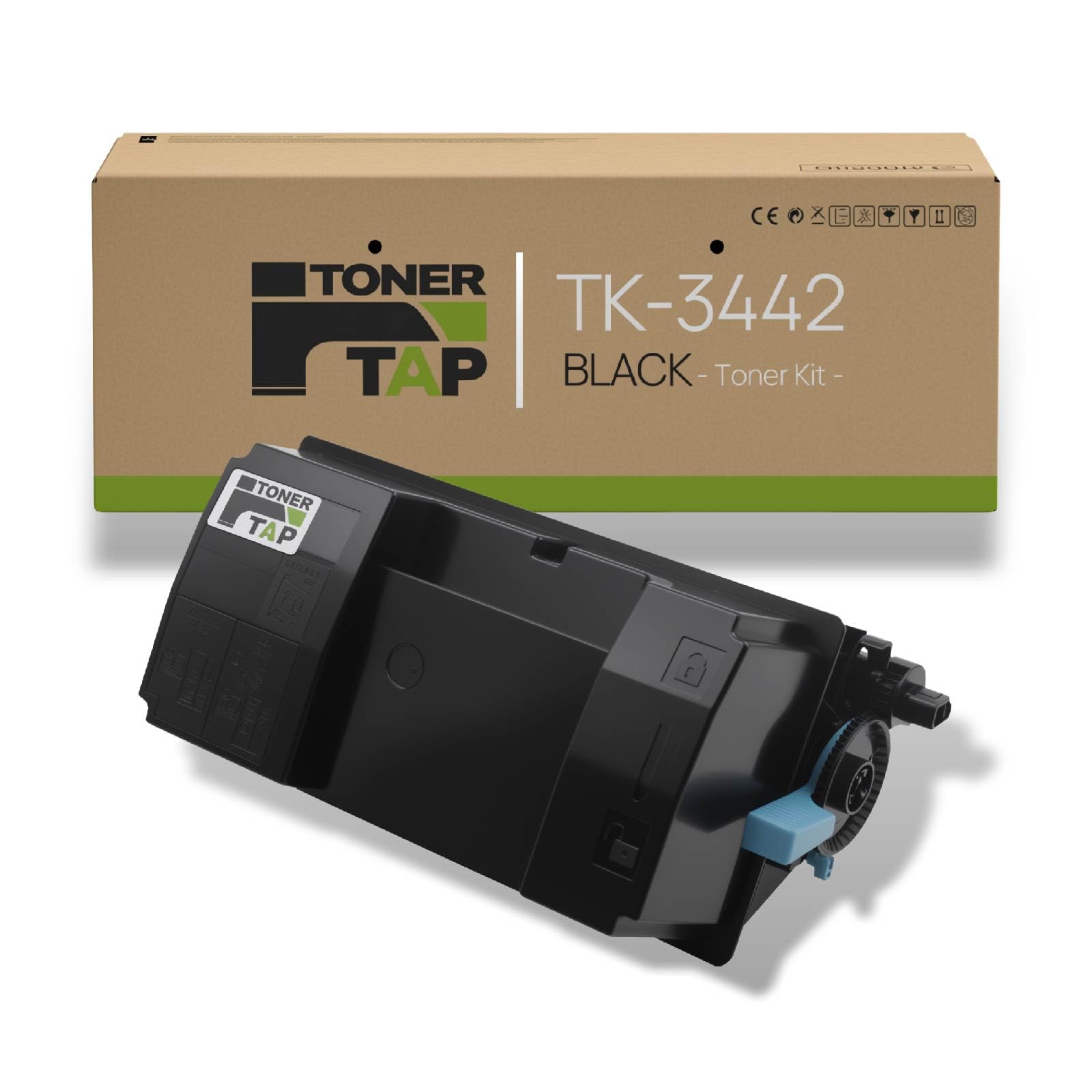 Toner Tap TK-3442 Toner Cartridge Replacement Compatible for Kyocera ECOSYS PA6000x MA6000ifx - High-Yield 40,000 Pages Black Toner