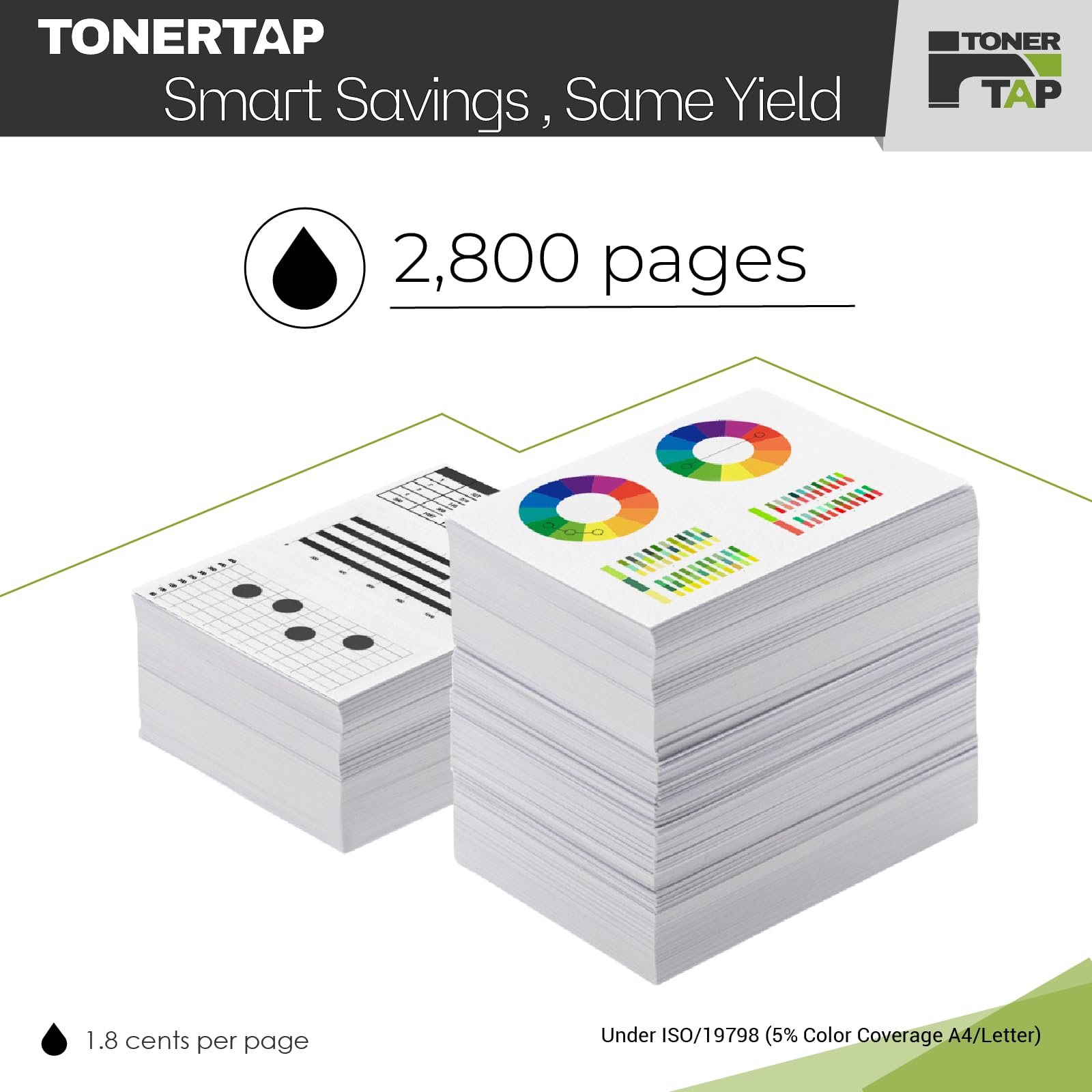Toner Tap TK-5492K Toner Cartridge Replacement Compatible for Kyocera ECOSYS PA2101cwx, PA2101cx, MA2101cwfx, MA2101cfx - High-Yield 2,800 Pages Black Toner