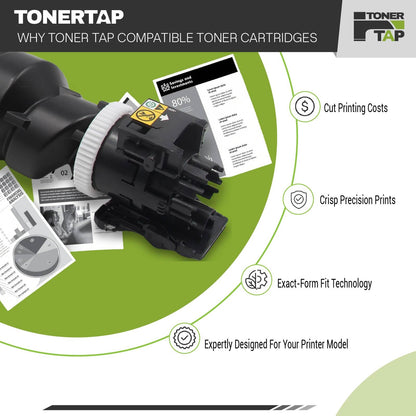 Toner Tap TK-6347K Toner Cartridge Replacement Compatible for TASKalfa 4004i, 5004i, 6004i, 7004i, High-Yield 40,000 Pages Black Toner