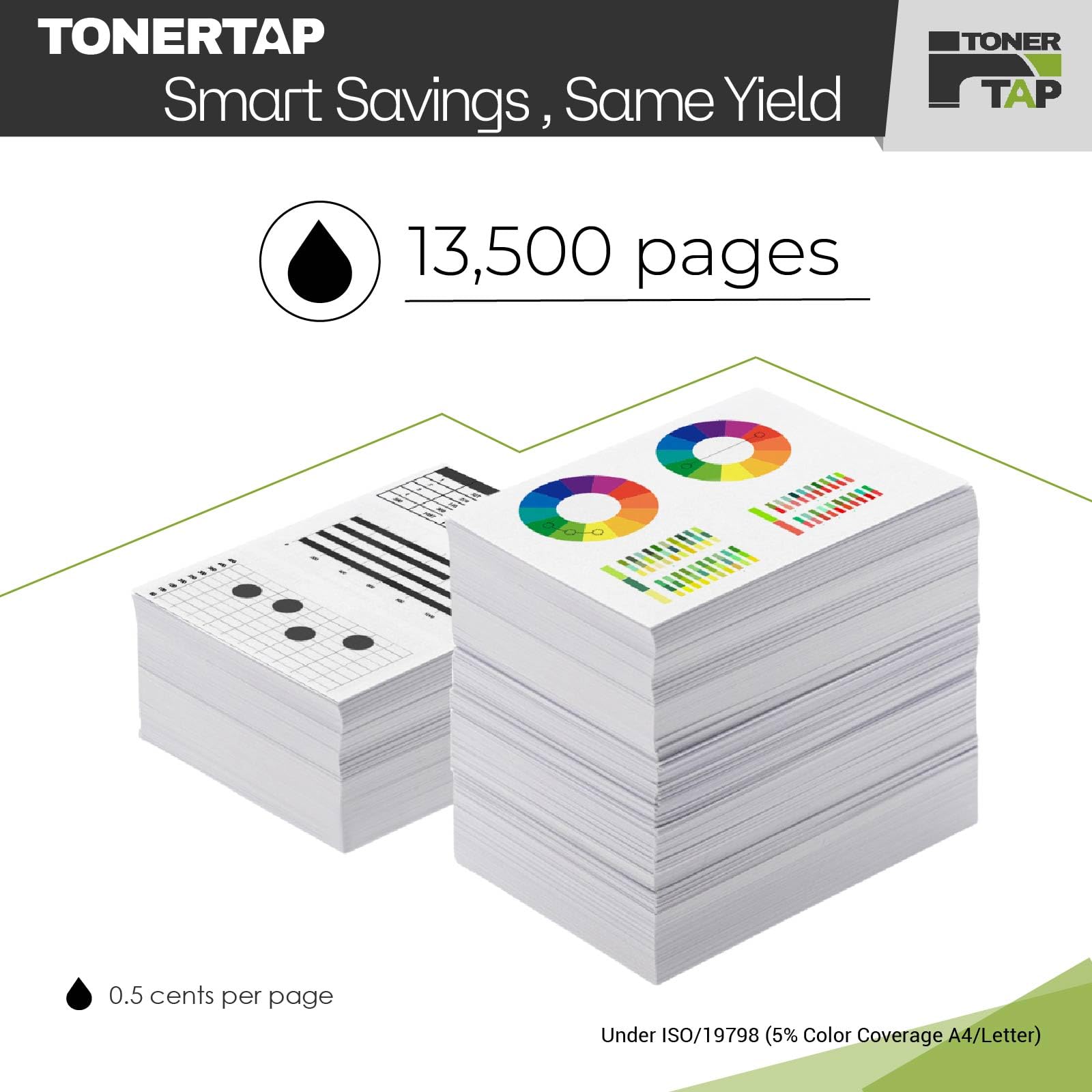 Toner Tap 842609 Toner Cartridge Replacement Compatible for Ricoh IM 370F,460F,460FTL - High-Yield 13,500 Pages Black Toner