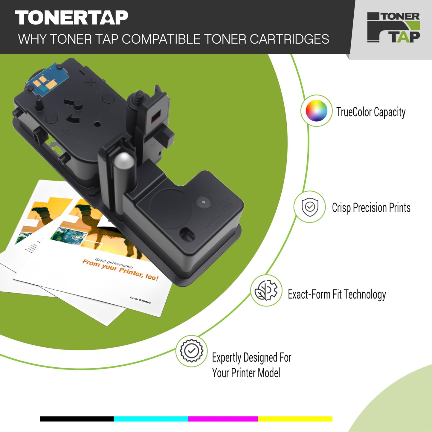 Toner Tap TK-5492K Toner Cartridge Replacement Compatible for Kyocera ECOSYS PA2101cwx, PA2101cx, MA2101cwfx, MA2101cfx - High-Yield 2,800 Pages Black Toner