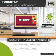 Load image into Gallery viewer, Toner Tap 148X Toner Cartridge Black High-Yield Compatible for HP Pro 4001n,4001dn,4001dw, HP Pro MFP 4101fdw,4101fdn - 9,500 Pages Black Toner Cartridge W1480X