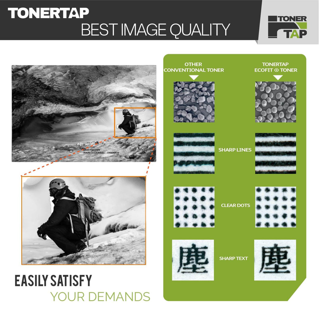 Toner Tap 148X Toner Cartridge Black High-Yield Compatible for HP Pro 4001n,4001dn,4001dw, HP Pro MFP 4101fdw,4101fdn - 9,500 Pages Black Toner Cartridge W1480X