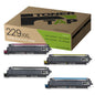 Toner Tap TN229XXLBK TN229XXLC TN229XXLM TN229XXLY Toner Cartridges 4-Pack (Black Cyan Magenta Yellow) for Brother HL-L8245CDW, Brother MFC-L8395CDW/L3780CDW, Super High-Yield Replacement