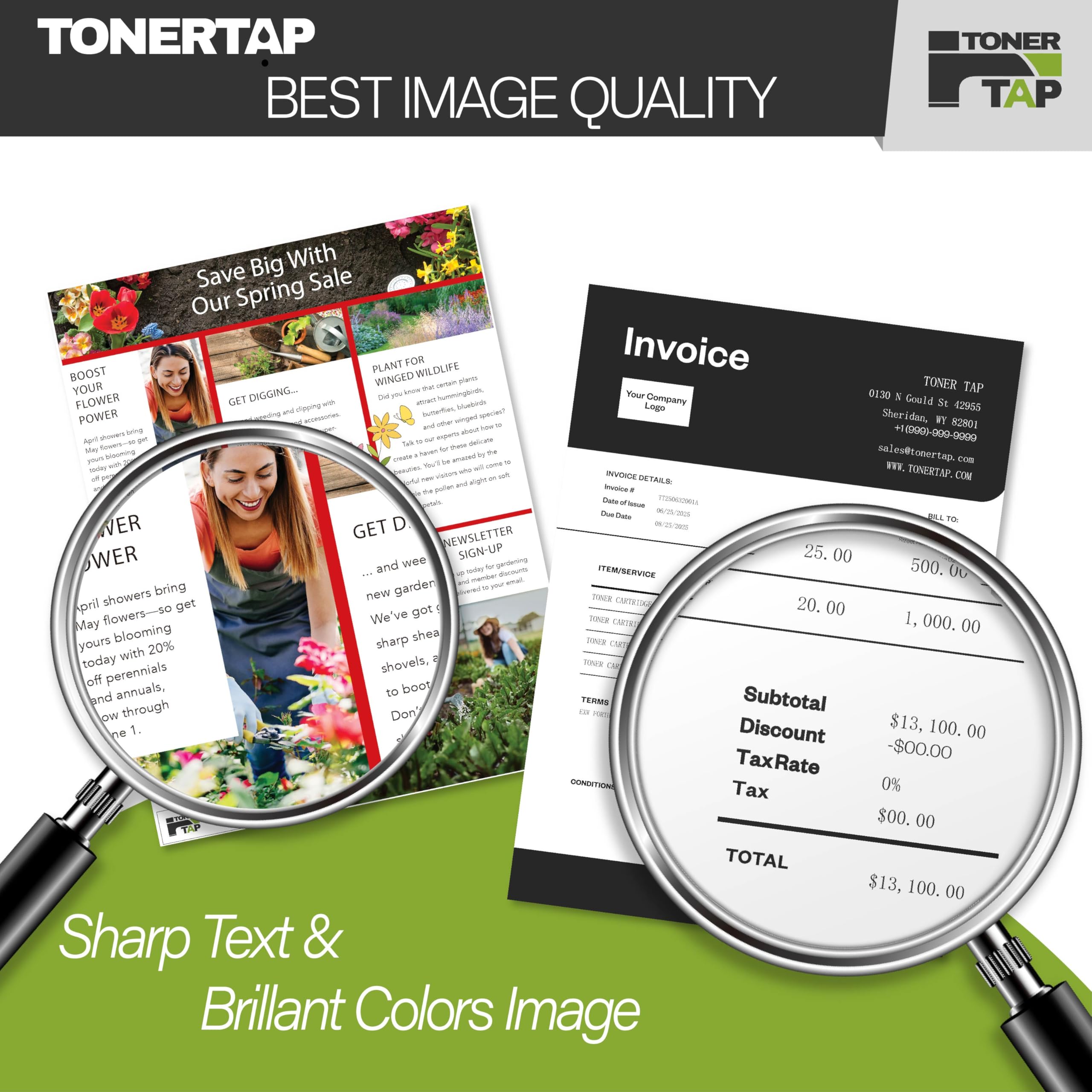 Toner Tap C400 C405 Series Toner Cartridges 4-Pack for Xerox VersaLink C400, C400D, C400DN, C405, C405N, C405DN Printer, Standard Yield Replacement 106R03500 106R03502 106R03503 106R03501